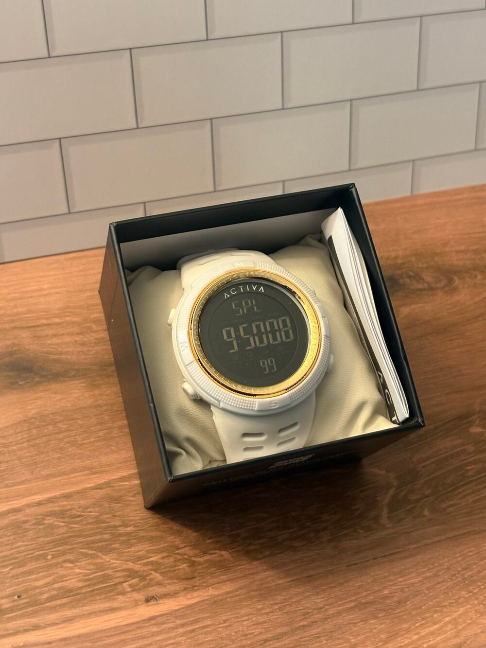 Activa Summit X Invicta Men’s Digital Watch 50mm White New in Box